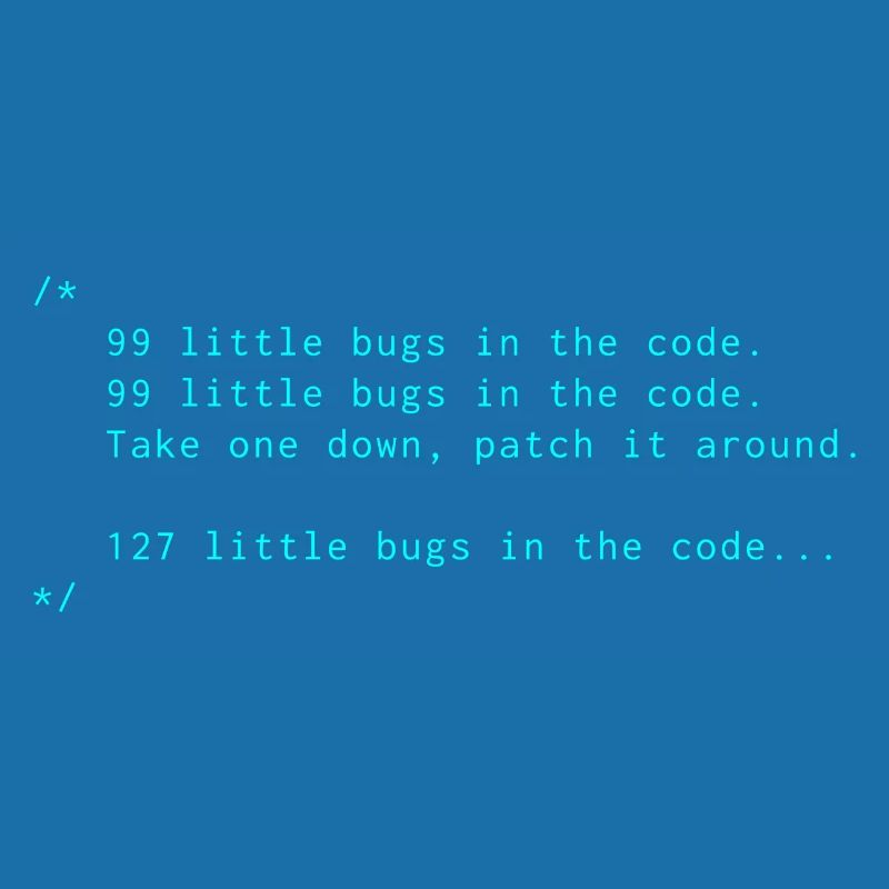 Bugs code programmation informatique cadeau disant