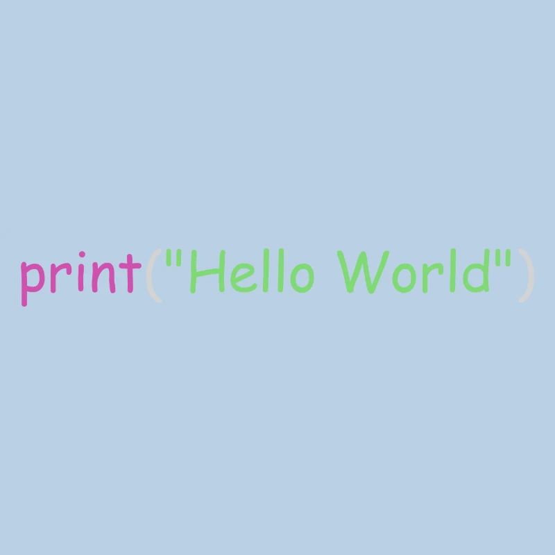 Hello World programmation Python C++ C #