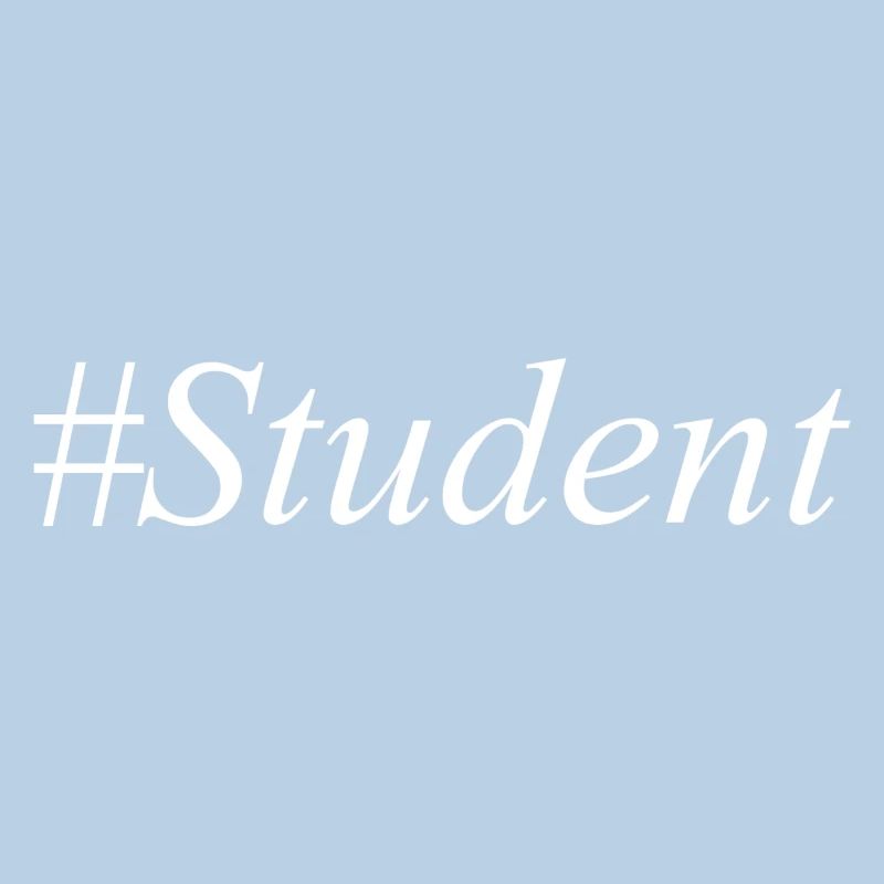 #Student Logo Blanc