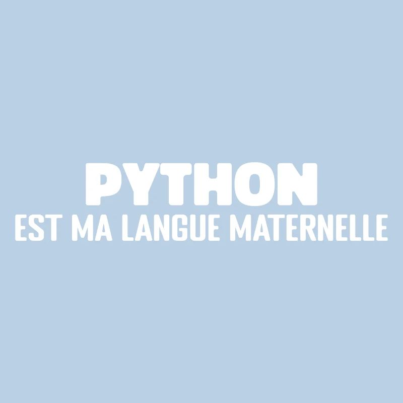 Python Est Ma Langue Maternelle