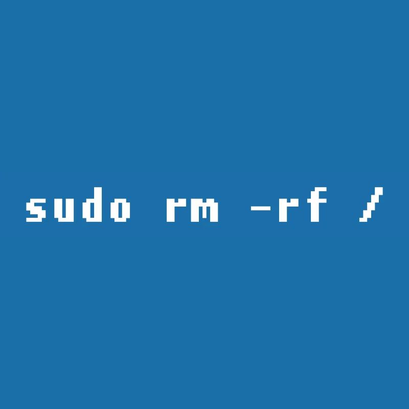 Lustiges Linux Admin Design