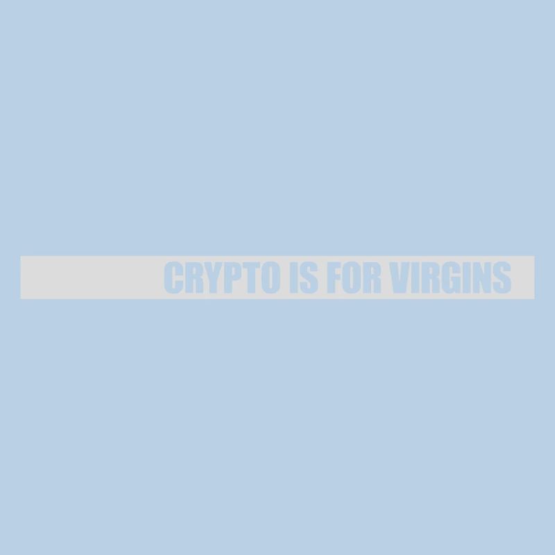 La crypto est pour les vierges