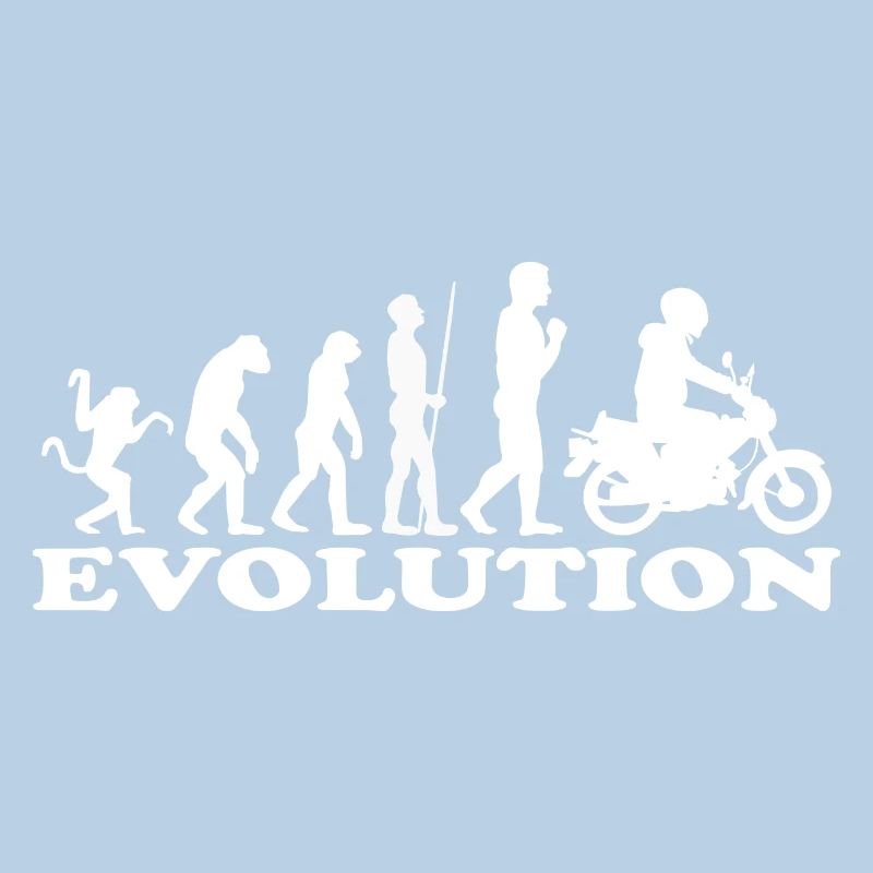 Evolution Moped Mofafahrer Mofa Geschenk idee