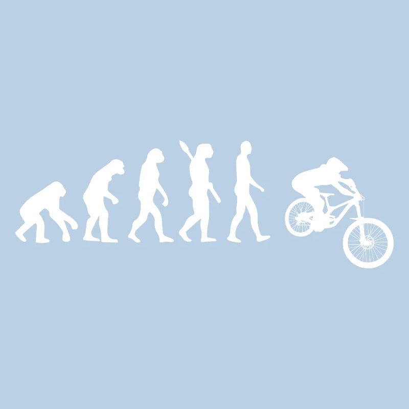Downhill Biking - Evolution des Menschen, Darwin