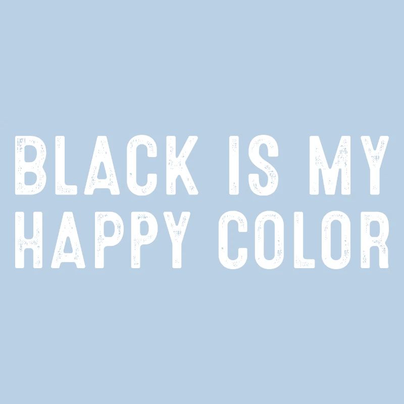 Le noir est ma déclaration de couleur heureuse pour les âmes audacieuses
