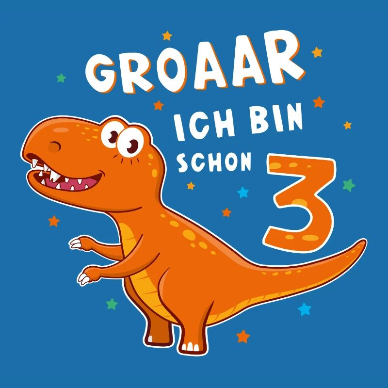 3. Kindergeburtstag Dinosaurier Ich bin 3 Geschenk