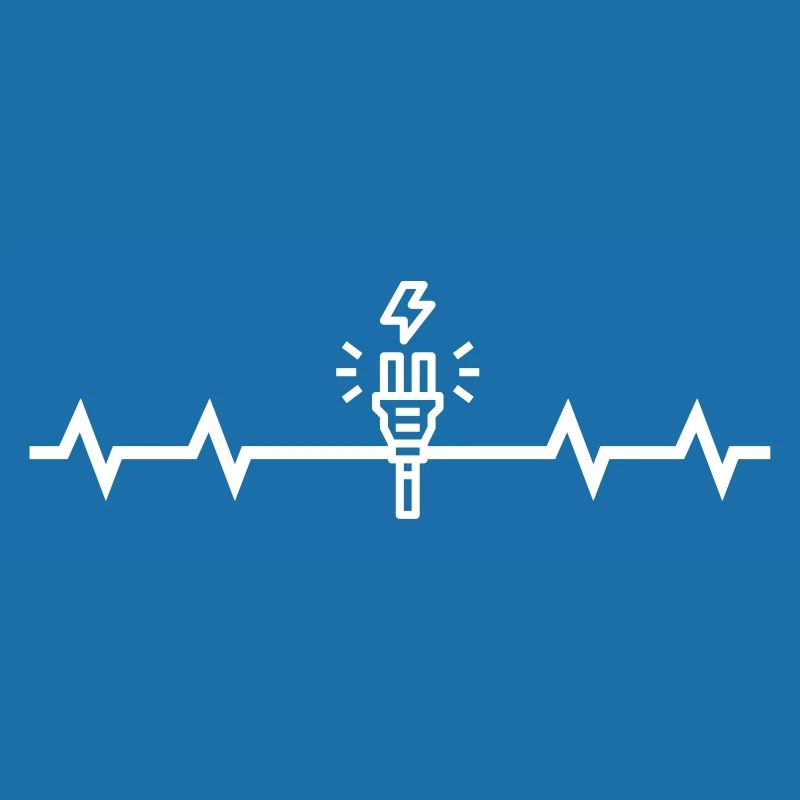 Heartbeat socket electrician electrical engineering E