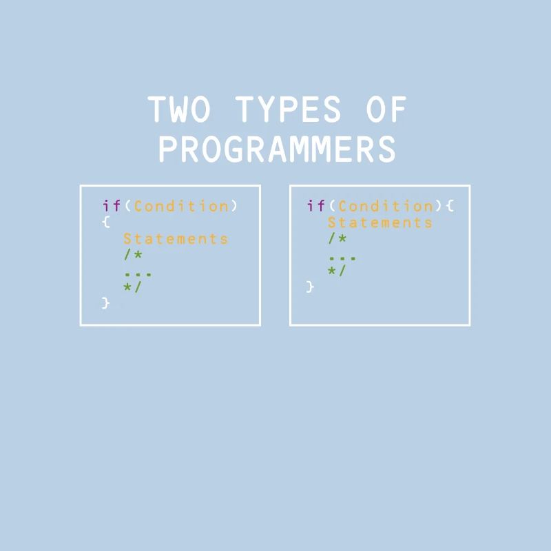 Deux types de programmeurs PHP HTML IT Developer