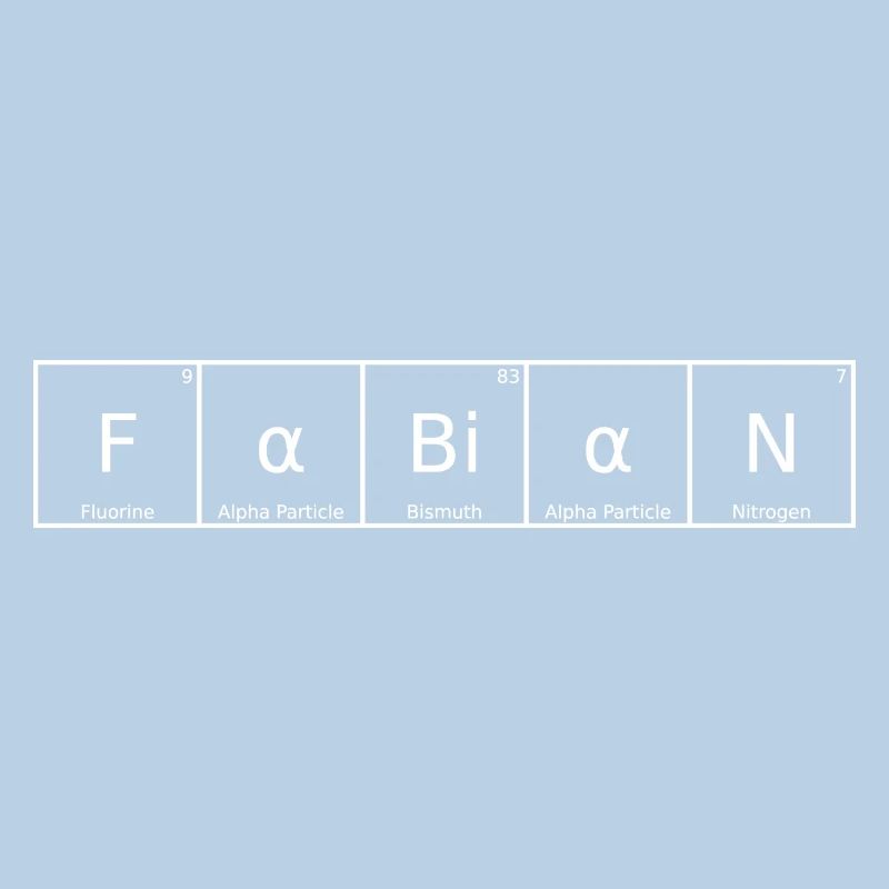 Fabian Name First Name Chemistry Periodic Table Elements