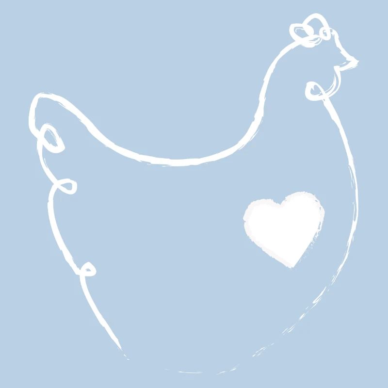 Line drawing chicken