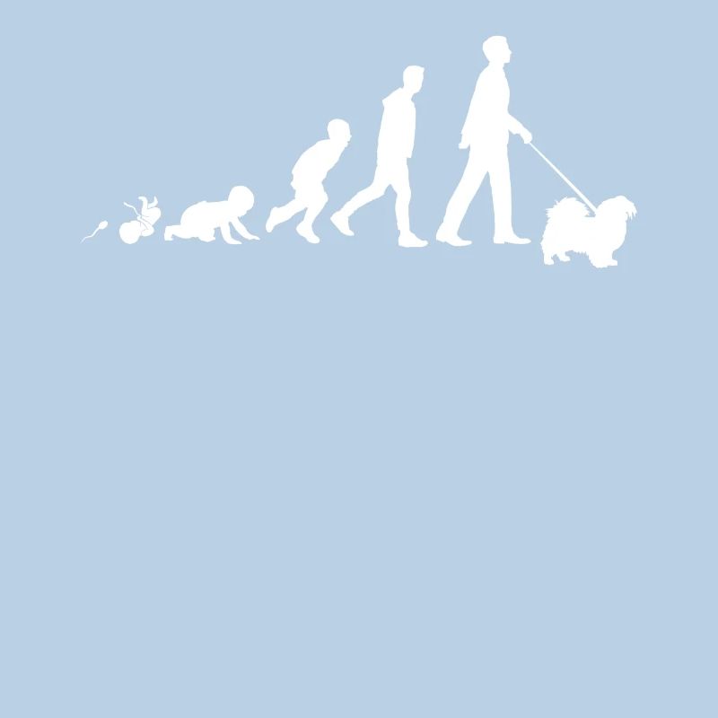 Tibetan Spaniel Geschenke Grow Evolution Mann