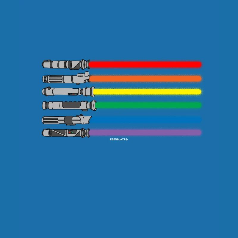 Cadeau de bannière LGBT PRIDE épée laser