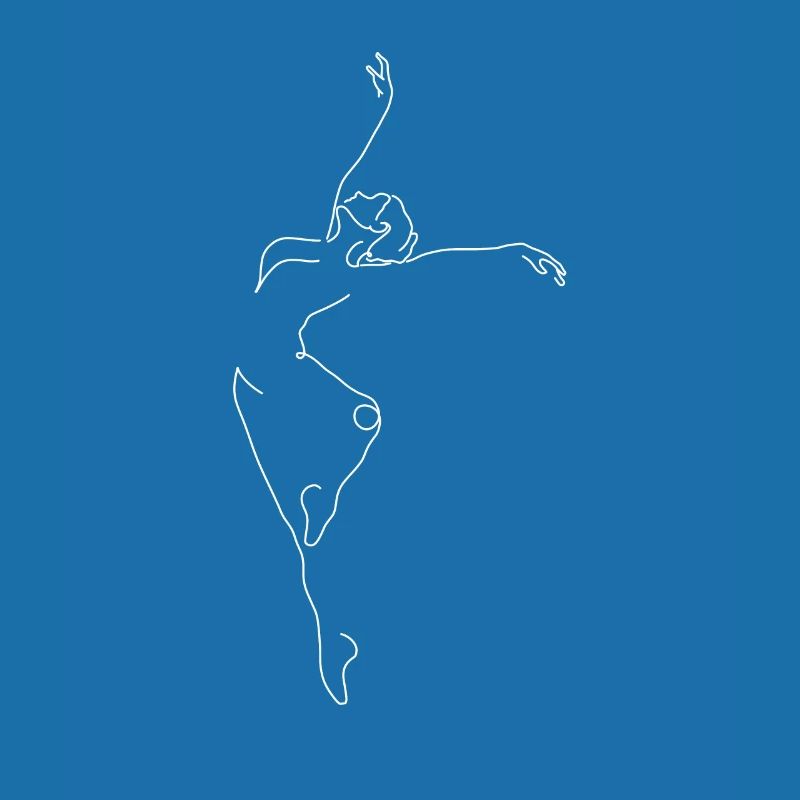 Dancer dancing dancing lineart