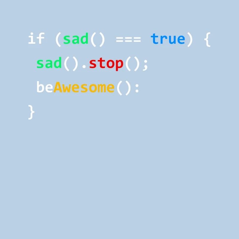 Si triste soyez génial programmation codage cadeau nerd