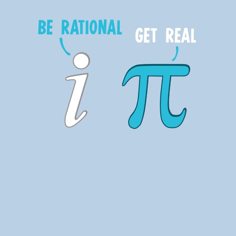 Be Rational Get Real Funny Math Joke Stats Pun