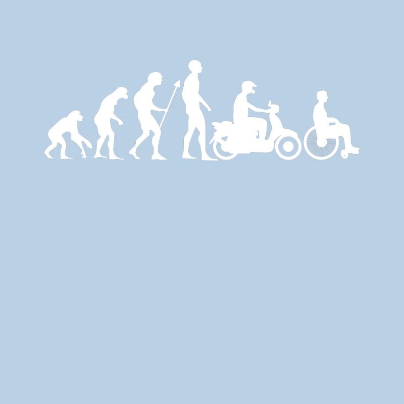 Evolution Moped Roller Mofa Rollstuhl Geschenk