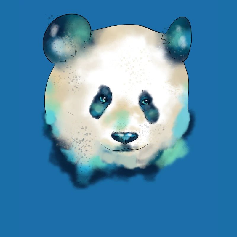Panda galactique mignon Panda d'exploration spatiale