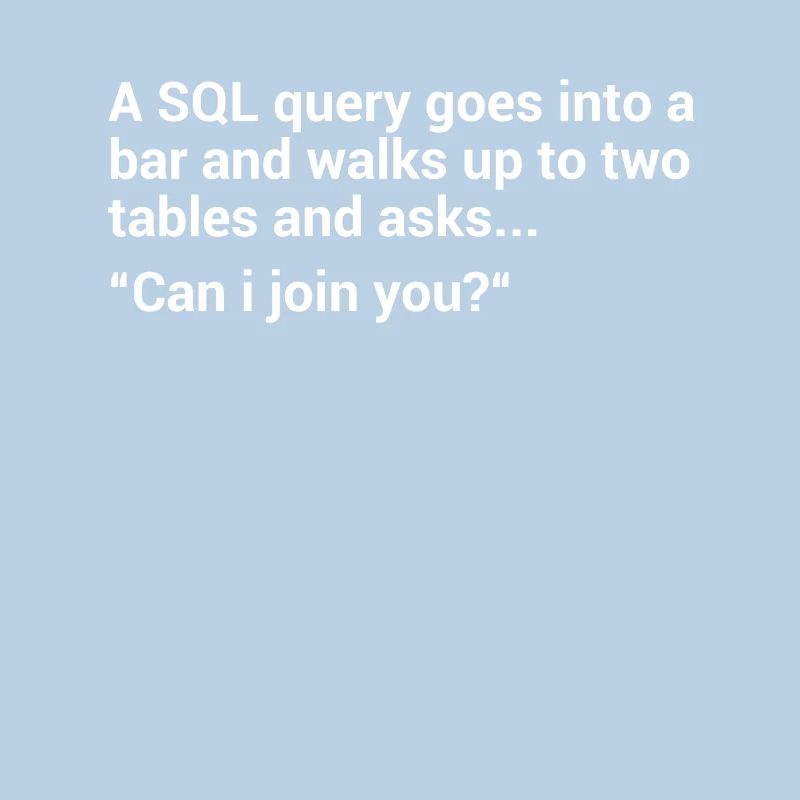 SQL Database Joke