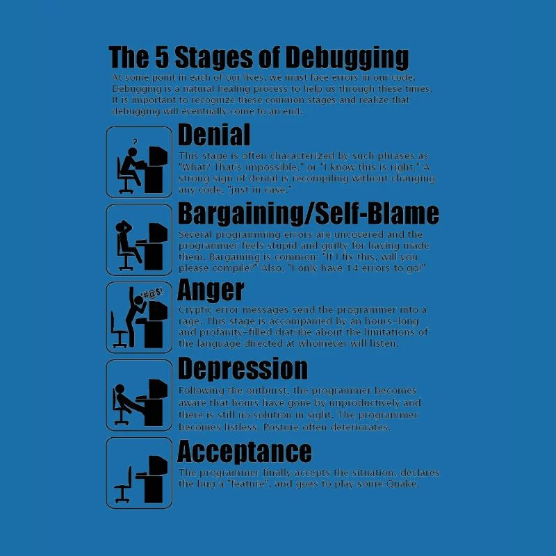 5 Debugging-Stufen