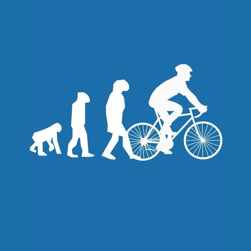 Fahrrad Biker Evolution Geschenkidee