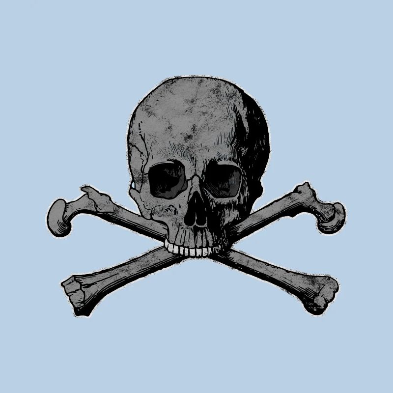 Skull bone head icon gift idea