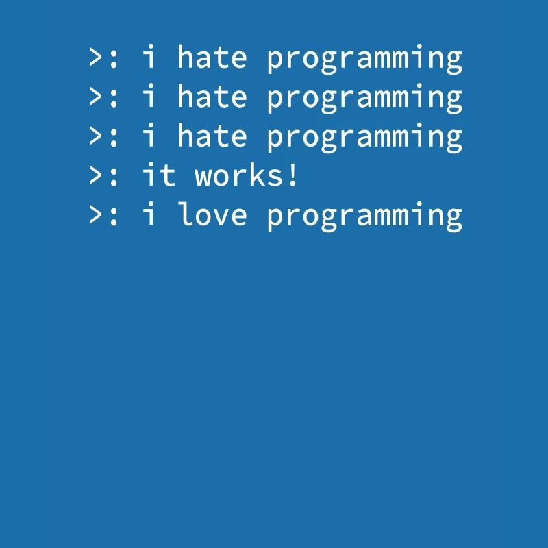 Programmierer Coden Hass Nerd Geek lustig Geschenk