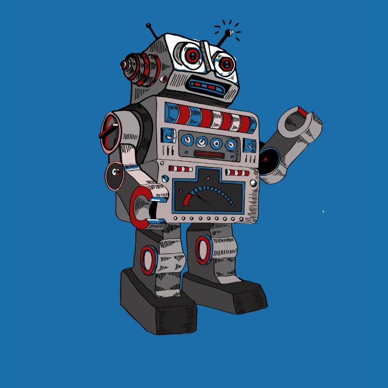 roboter robby mr. robot scifi android toy retro pc