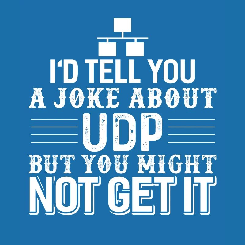 Informatique UDP blague programmeur d’ordinateur