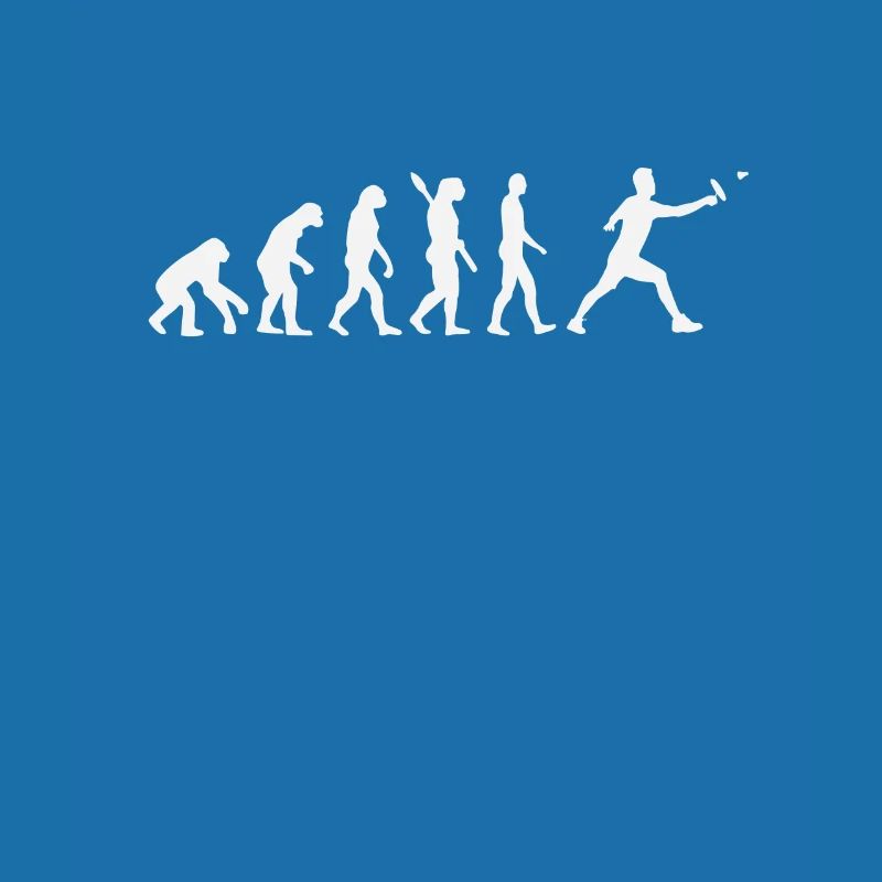 Badminton - Evolution des Menschen / Darwin
