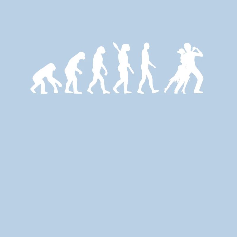 Salsa - Human Evolution / Darwin / blanc