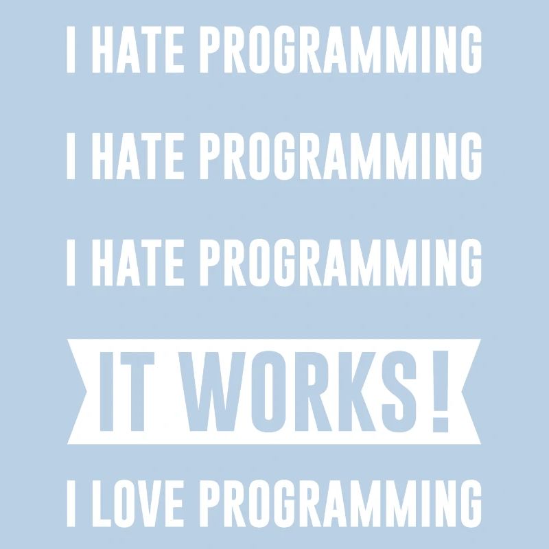 Programmierer - I HATE PROGRAMMING