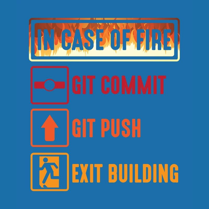 Git commit git push Programmierer IT Informatiker