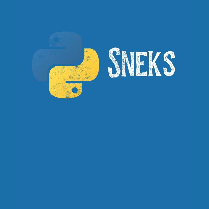 Funny Python Programmer Programming Distressed