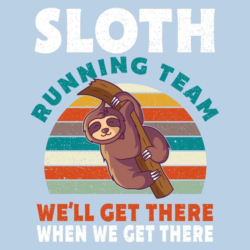 Sloth Running Team Geschenk
