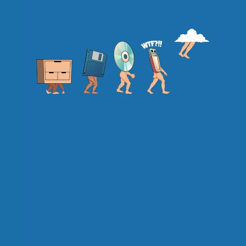 Cloud Computing Evolution - Idée cadeau pour Nerd