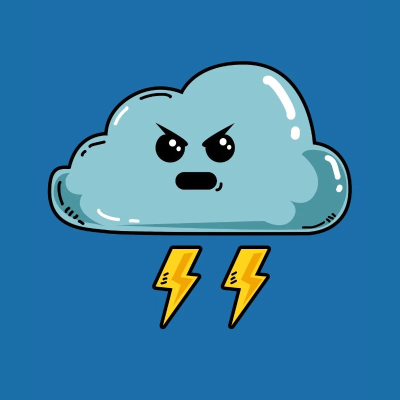 Evil Cloud Thunderstorm Thunder Cloudy