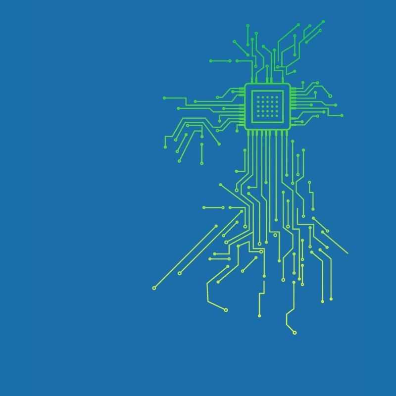 PCB circuit boards layout CPU heart computer admin nerd