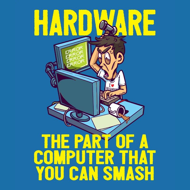 Smash PC Hardware Debugging IT Coder Informatik