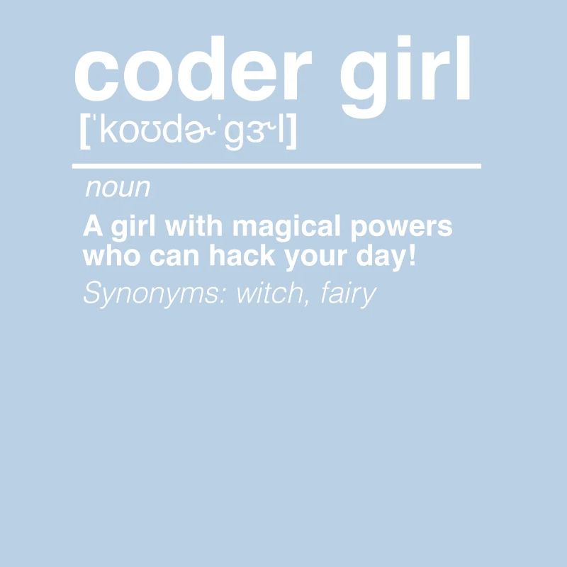 Coder Girl Software Entwickler Engineer Geschenk