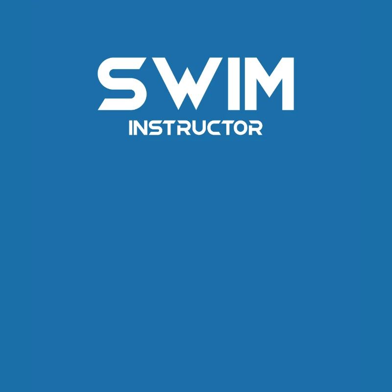 Swimming instructor learning swimming trainer