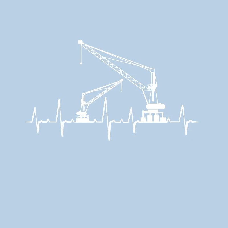 Crane cranes crane operator construction site excavator gift