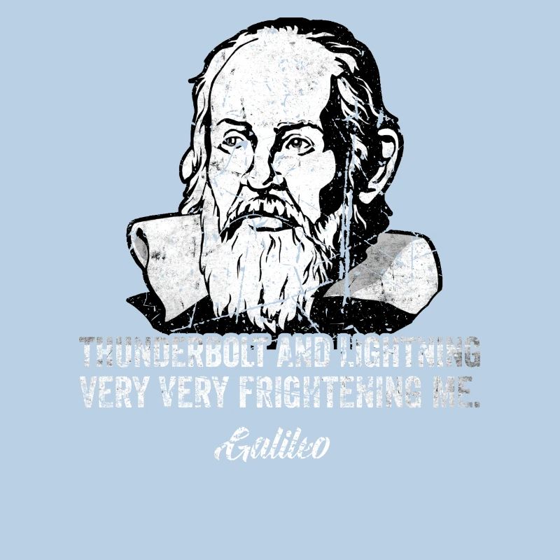 Thunderbolt lightning Galileo Philosopher Physics