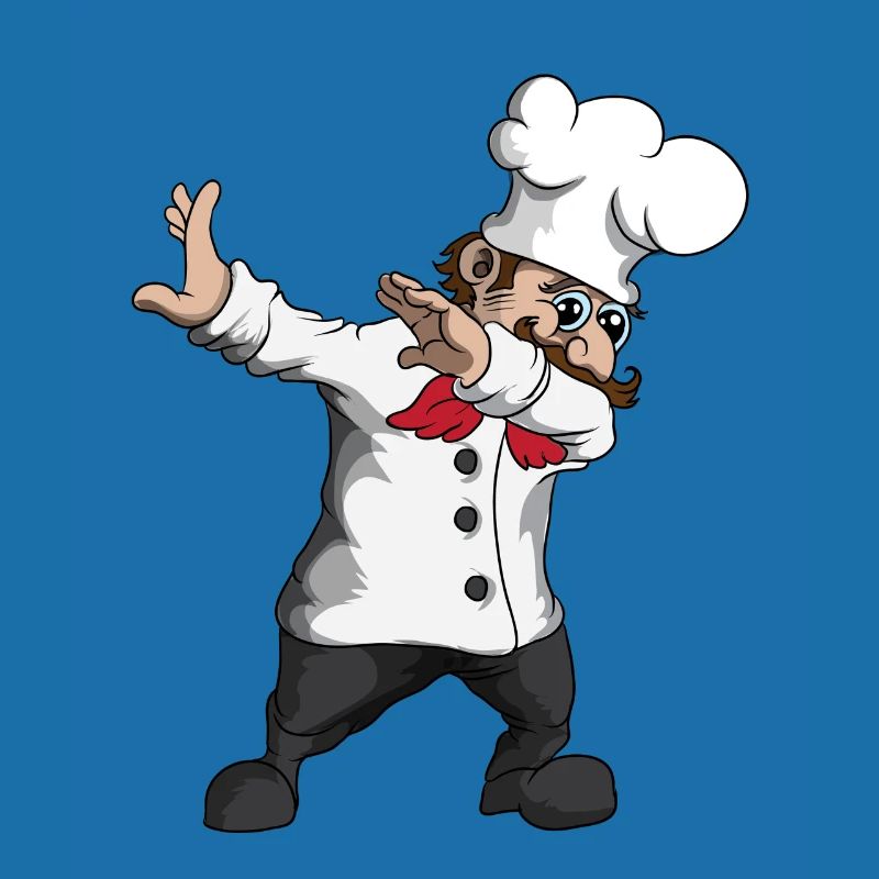 Funny Dabbing Chef Dance Pizza Baker Chef