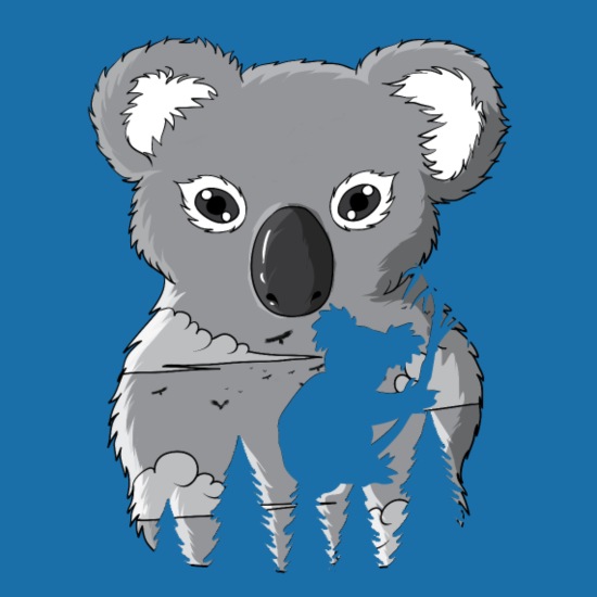 Koala Australian Forest Animal Kola Babies Koala Bear' Baby Bib |  Spreadshirt