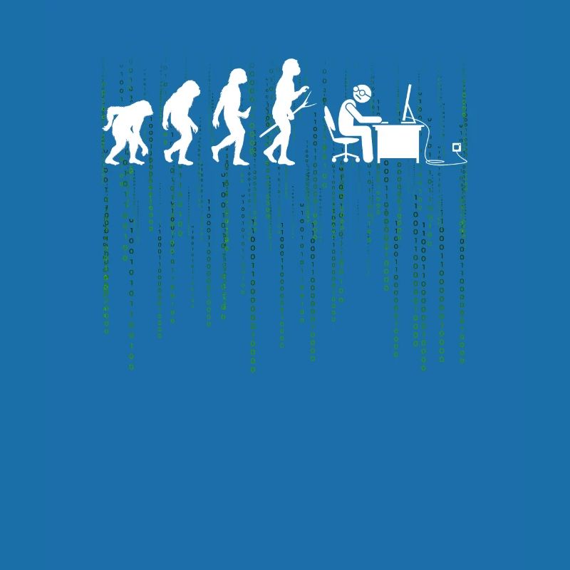 Evolution Computer Enticklung Bürarbeit Geschenk