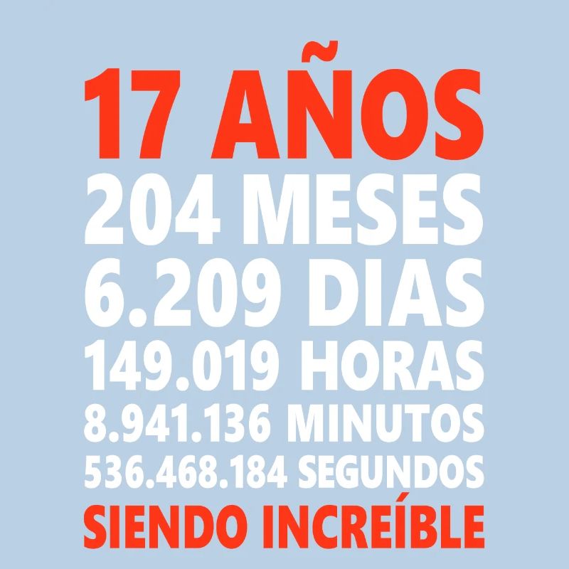 17. Geburtstag Spanien Spanisch Spruch Geschenk