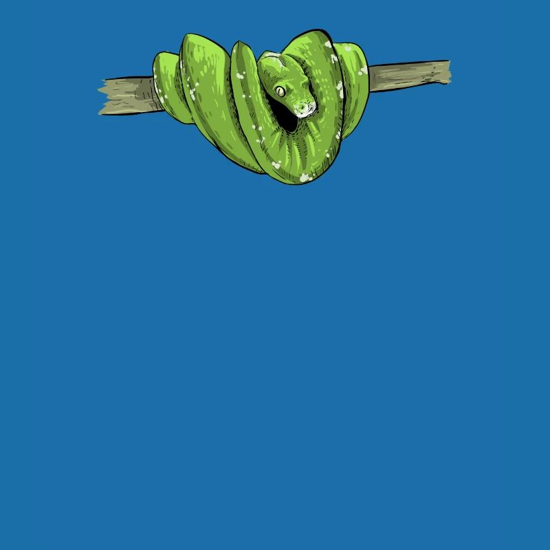 Morelia Viridis I Green Tree Python Snake Phyton