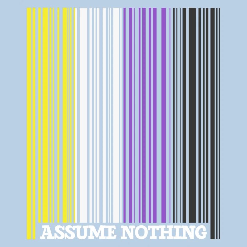 Code à barres Nonbinary Flag Enby Genderqueer LGBT