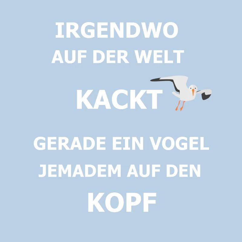 Kackt gerade ein Vogel