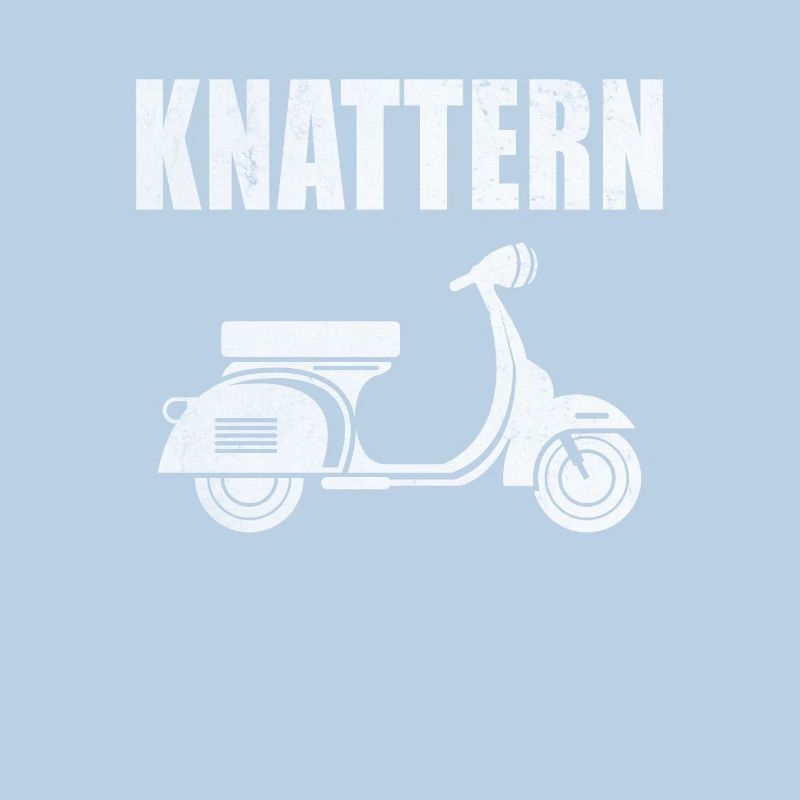 Roller Motorroller Scooter Knattern Rollerfahrer